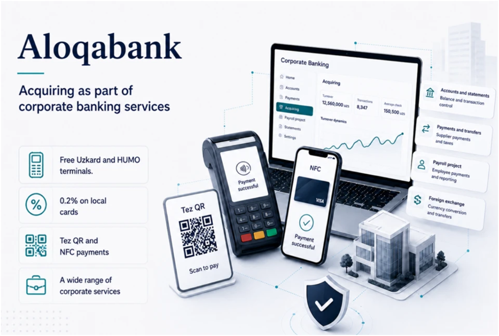 Acquiring Services in Uzbekistan: Which Banks Offer the Best Solutions for Retail and E-Commerce — Octobank, IpakYo‘li Bank, Orient Finans Bank, and Aloqabank Acquiring Services in Uzbekistan: Which Banks Offer the Best Solutions for Retail and E-Commerce — Octobank, IpakYo‘li Bank, Orient Finans Bank, and Aloqabank